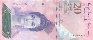 20 Bolivares 2013